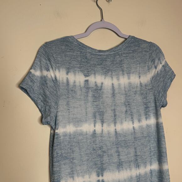 Market & Spruce Tie Dye T-Shirt Blue NWT Size XS Short Sleeve Crewneck - Picture 6 of 8